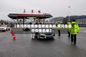 【黄冈市疫情各县数据表格,黄冈各县市疫情名单】