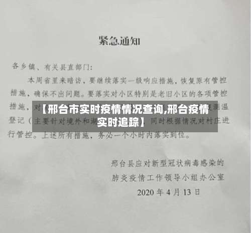 【邢台市实时疫情情况查询,邢台疫情实时追踪】-第1张图片