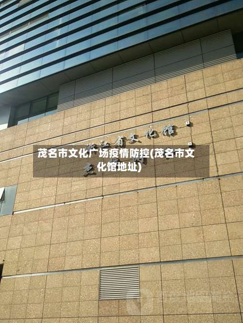 茂名市文化广场疫情防控(茂名市文化馆地址)-第2张图片